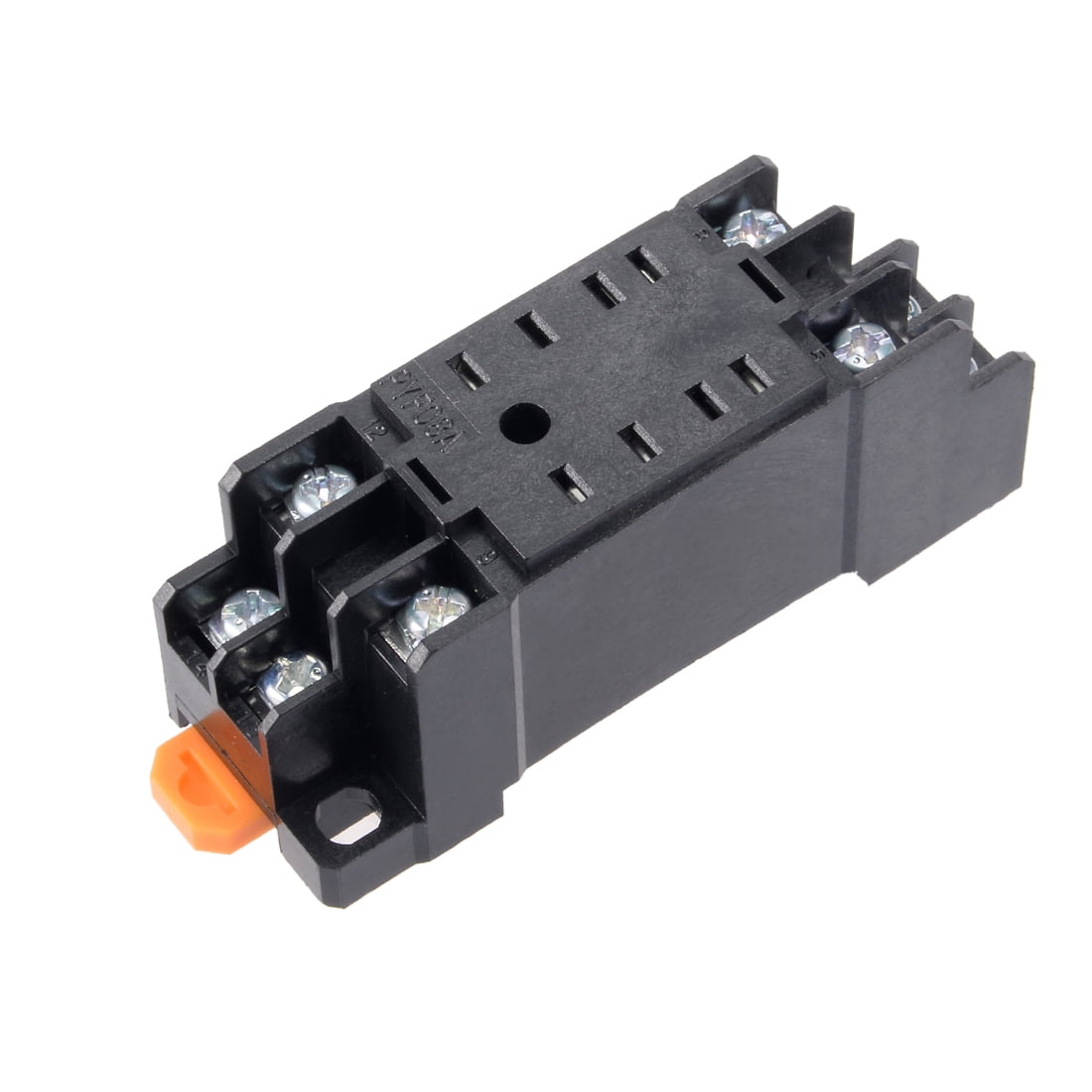 Unique Bargains 8 Terminals Rail Mounted Power Relay Socket Base PYF08A
