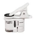 thumbnail image 1 of Microscopio universal HD con clip para teléfono con lupa LED portátil de 60 veces con luces LED, 1 of 5