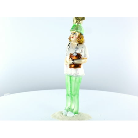 Old World Christmas Decorations - Hospital Nurse Old World Christmas Glass Ornament 10203 Decoration FREE BOX New