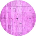 thumbnail image 1 of Ahgly Company Indoor Round Abstract Purple Contemporary Area Rugs, 7' Round, 1 of 4