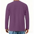 thumbnail image 3 of Big and Tall Men's Ribbed Knit V-Neck Shirts Long Sleeve Breathable Classic T-Shirts Athletic Lightweight Workout Tops Casual Shirts, 3 of 6