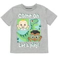 thumbnail image 2 of CoComelon Cody JJ Infant Baby Boys Graphic T-Shirt & French Terry Shorts Grey / Green 18 Months, 2 of 5