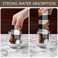 thumbnail image 6 of 6 Pcs Funny Kitchen Towels,Checkered Halloween Pumpkin Pattern Microfiber Dish Towels,Kitchen Tea Towels,Kitchen Towel Set (18" X 26"), 6 of 7