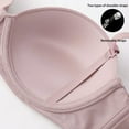 thumbnail image 6 of Women's Strapless Push Up Bra Underwire Padded T-Shirt Bra Wedding Bra(Pink,38C), 6 of 7