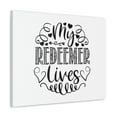 thumbnail image 2 of Scripture Walls Proverbs 19:25 My Redeemer Lives Hearts Bible Verse Canvas Christian Wall Art Ready to Hang Unframed, 2 of 18