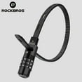 thumbnail image 2 of ROCKBROS Bike Cable Lock 3 Digit Password Lock Anti-theft Security Steel Chain, 2 of 5