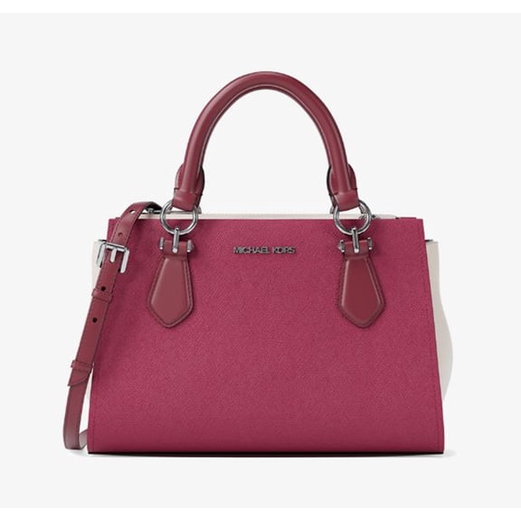 Michael Kors Women's Outlet Marilyn Small Color-Block Saffiano Leather Messenger Bag 35F5S6AM1T-984