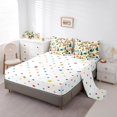 thumbnail image 3 of Erosebridal Rustic Camper Bedding Sets Full Size, Happy Camping Comforter Sets with Sheets, Cartoon Car Decor, Reversible, 3 of 5