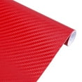 thumbnail image 2 of Accessoires Intérieurs Voiture/tablette 3D Panneau Rouge Autocollant en Vinyle Fibre de Carbone, 2 of 9
