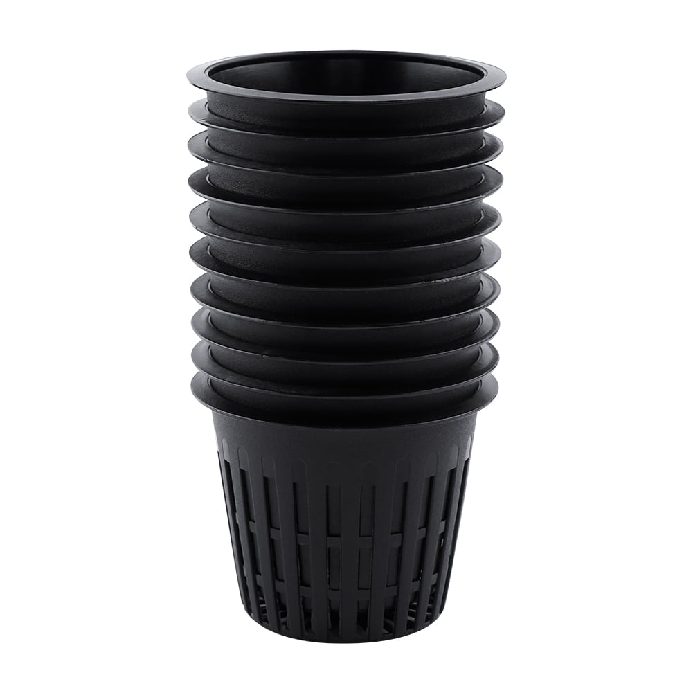 10pcs Heavy Duty Hydroponic Mesh Pot Net Cup Basket Hydroponic 