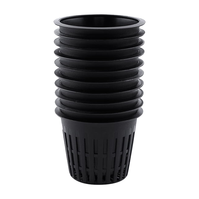 Spptty Hydroponic Net, 10pcs Heavy Duty Mesh Pot Net Cup Basket Hydroponic Plant Grow Clone Gardening, Hydroponic Planting Net
