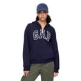 thumbnail image 1 of Sudadera con Capucha y Cierre Completo GAP para Mujer Logo Azul Marino Talla S, 1 of 4