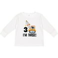 thumbnail image 3 of Inktastic 3rd Birthday Construction Truck Boys Boys Long Sleeve Toddler T-Shirt, 3 of 5