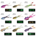 thumbnail image 3 of 20g/60g 150mm Hot Portable Artificial Glow Fishing Tackle Squid Skirt Lure long tail Saltwater Octopus Bait hook COLOR I - WITHOUT HOOK, 3 of 8