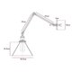 thumbnail image 5 of KAIYANG Aplique de pared industrial con brazo giratorio ajustable, aplique de pared vintage para dormitorio, lámpara de noche, bombilla dorada no incluida, 5 of 5