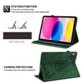 thumbnail image 4 of Dteck Smart Folio Case for Apple iPad (10th generation), Embossed Butterfly PU Leather Flip Stand Cover with Card Slots Pencil Holder Auto Wake Sleep Case for iPad 10th Gen 10.9" 2022,Green, 4 of 6