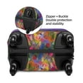 thumbnail image 4 of Fotbe Colorful Purple Cosmos Flower Luggage Cover Protector,Suitcase Protector,Scratch and Dirt Resistant,Fits 18-32 Inch Luggage-Small, 4 of 9