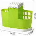 thumbnail image 4 of Chopstick Holder Cutlery Kitchen Drain Chopsticks Stand for Cutlery， Multi-Function Rack， Dish Drainer Spoon Fork Shelf Holder (Color : Red), 4 of 4