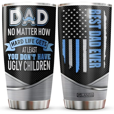 

Christmas Gifts For Dad Dad Tumbler 20oz Best Dad Ever Gifts American Flag Travel Coffee Mug Stainless Steel Father Birthday Gifts From Daughter Son