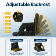 thumbnail image 5 of SPECSTAR Heated Stadium Seats with Back Support and Cushion, Bleacher Chairs with 12V 20W PD Fast Charging Type C Port, 3 Levels of Heat, NTC Overheat Protection System, 5 of 7