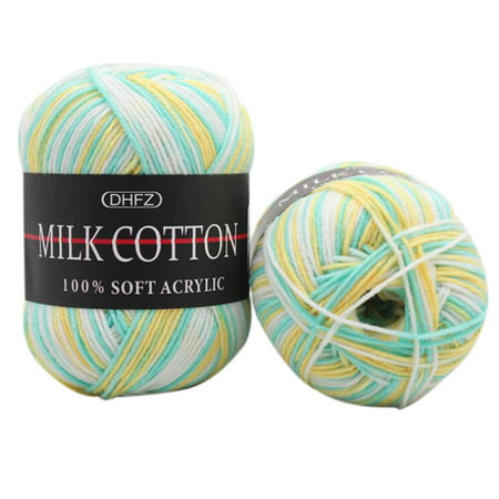 Soft Colorful Yarn Knitted Wool for Crochet and
