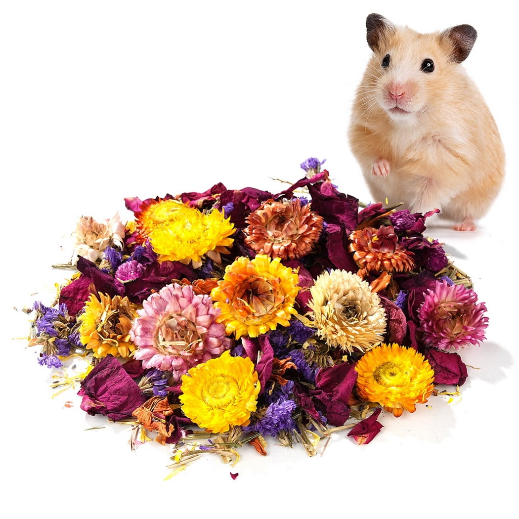 Hamster Bedding, Natural Dried Flower Herb Bedding, Decorative Bedding