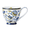 Blue, variant on LanHong 16 oz Bone China Coffee Tea Cup Cute Floral Coffee Mug Microwave and Dishwasher Safe Coffee Cup Gift for Friend Colleague Dad Mom