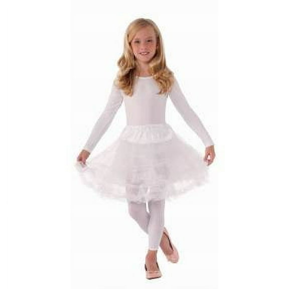 CHILD CRINOLINE-WHITE 19"