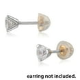 thumbnail image 4 of Universal EZback Earring Backs Soft Clear Silicone and 14k Yellow Gold Small 2 Pairs, 4 of 7