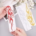 thumbnail image 2 of 6PCS Flame Car Decals 3 Colors Reflective Flame Set 8x1.9Inch Plastic Flame Decals Flame Stickers Decals for Cars Motorcycle Car Window, 2 of 5