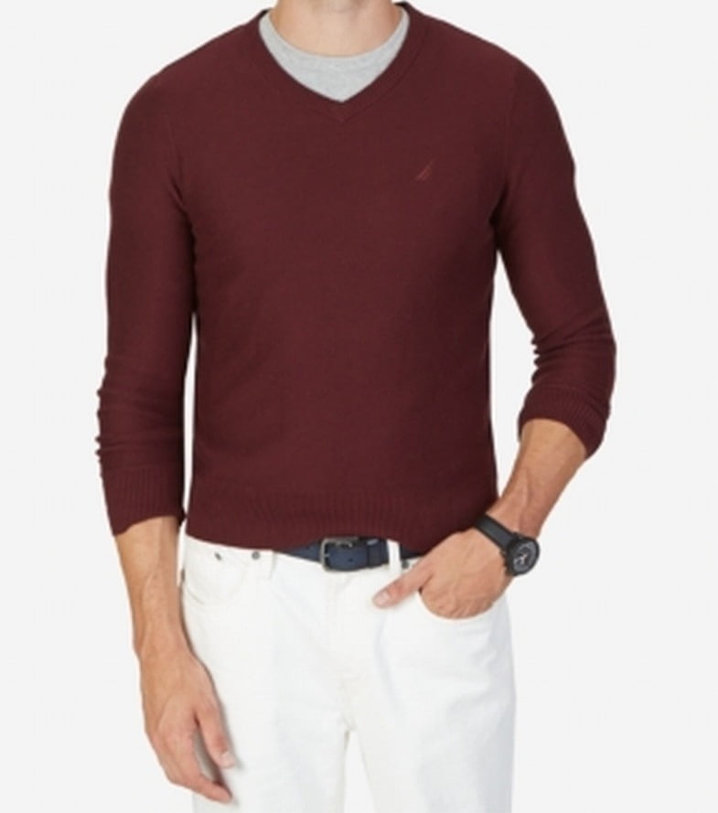 nautica red sweater