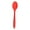 Red, variant on quenelle spoon Food Grade High Temperature Silicone Small Spoon Dense Mixing Spoon Auxiliary Food Spoon Students and Feeding Spoon Eating Spoon