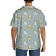 thumbnail image 3 of Fotbe Baby Elephant Giraffe Camisa Estampada de Manga Corta para Hombre, Casual de Verano, Estilo Playero, Sin Arrugas-Medium, 3 of 5