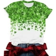 thumbnail image 5 of UAMVSH Plus Size Shirts for Women St Patricks Day Print Short Sleeve Graphic Tops Trendy Casual Crewneck Tunic T-Shirt S-5XL, 5 of 6