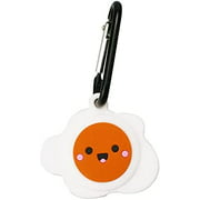 WMJJ 2-Pack Airtags Case, Cute Cartoon Kawaii Fried Eggs Silicone Case for Airtags, Anti-Scratch Protective Cover