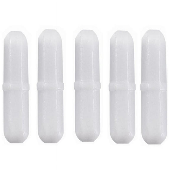 5Pcs 30mm/ 1.2 Inch Magnetic Stirrer Mixer Stir Bar, White Color, Stir Rod Ma PTFE4119