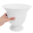 thumbnail image 4 of Urn Planter White Plastic 1Pcs 9.24X9.24X7.66in, 4 of 8