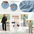 thumbnail image 4 of SUNBS 2 Piece Outfits Women Sweatsuits Drawstring Sweatshirt Lounge Sets 2025 Fall Wide Leg Sweatpants Tracksuit with Pockets, 4 of 8