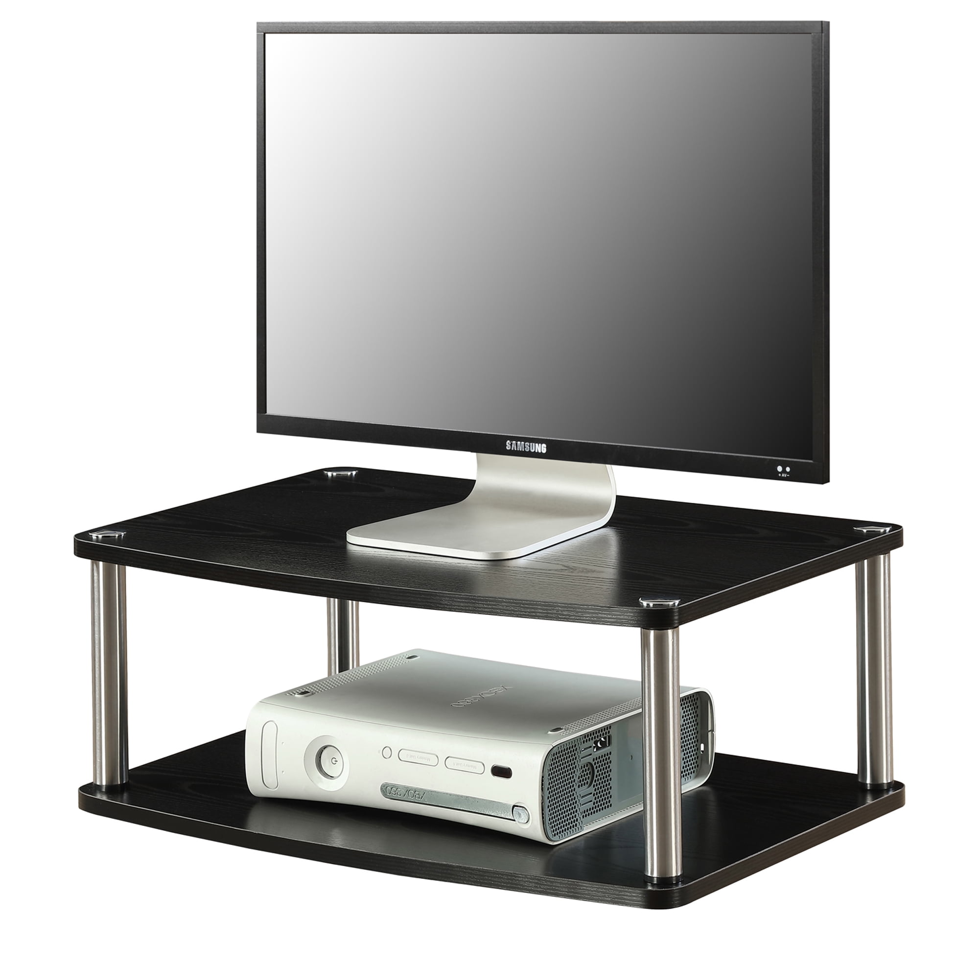 Black Convenience Concepts Designs2Go Two Tier Swivel Riser