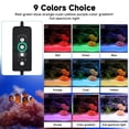 thumbnail image 4 of Tawatiler LED Aquarium Light 42W, 24/7 Mode and DIY Mode Fish Tank Light, Full Spectrum Aquarium Plant Light, Adjustable Timer/Brightness Fish Tank LED Light with 9 Colors for 48-55" Fish Tank, 4 of 8