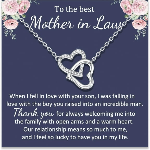 Mother in Law Gifts from Daughter in Law Mother in Law Christmas Gifts Necklace Wedding Birthday Gifts