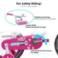 thumbnail image 6 of JOYSTAR Paris 14" Girls Bike with Training Wheels, Kids Bicycle for Ages 3-5, Blue, 6 of 8