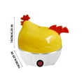 thumbnail image 3 of JGJJUGN Chicken Home Cooker Maker, Egg Steamer, Hard Boiled Egg Cooker, Automatic Egg Boiler, Versatile Kitchen Appliance, Space-Saving Hen Design, Food Grade Material, Safe and Hygienic Cooking, 3 of 5