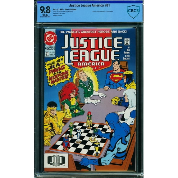Justice League America #61 - CBCS 9.8 Comic Book