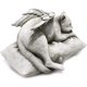 thumbnail image 3 of Estatuilla de gato de resina artística alas de Ángel estatua de jardín alas de Ángel decoración de gato estatua conmemorativa gato Ángel durmiente con alas TUNC Sencillez, 3 of 5
