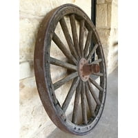 History Wagon Wheel Old West Wheel Poster Print 24 x 36