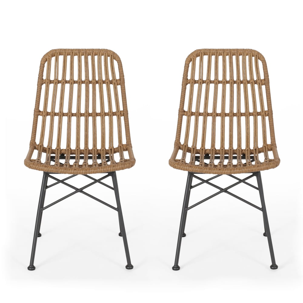 Outdoor Dining Chairs (Set of 2) – Space-Saving Patio Chairs for Garden, Deck, Poolside, Backyard