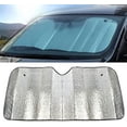 thumbnail image 1 of Parasol para coche, doble lámina de aluminio, protección para parabrisas delantero para evitar la luz solar ultravioleta, anti-UV (plata), 1 of 5