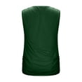 thumbnail image 3 of Oplxuo Cowl Neck Tank Tops for Women Dressy Summer Casual Ruched Sleeveless Business Casual Going Out Tee Shirts Blouse, 3 of 7