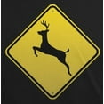 thumbnail image 4 of Old Glory Mens Deer Crossing Sign Short Sleeve Graphic T Shirt, 4 of 6